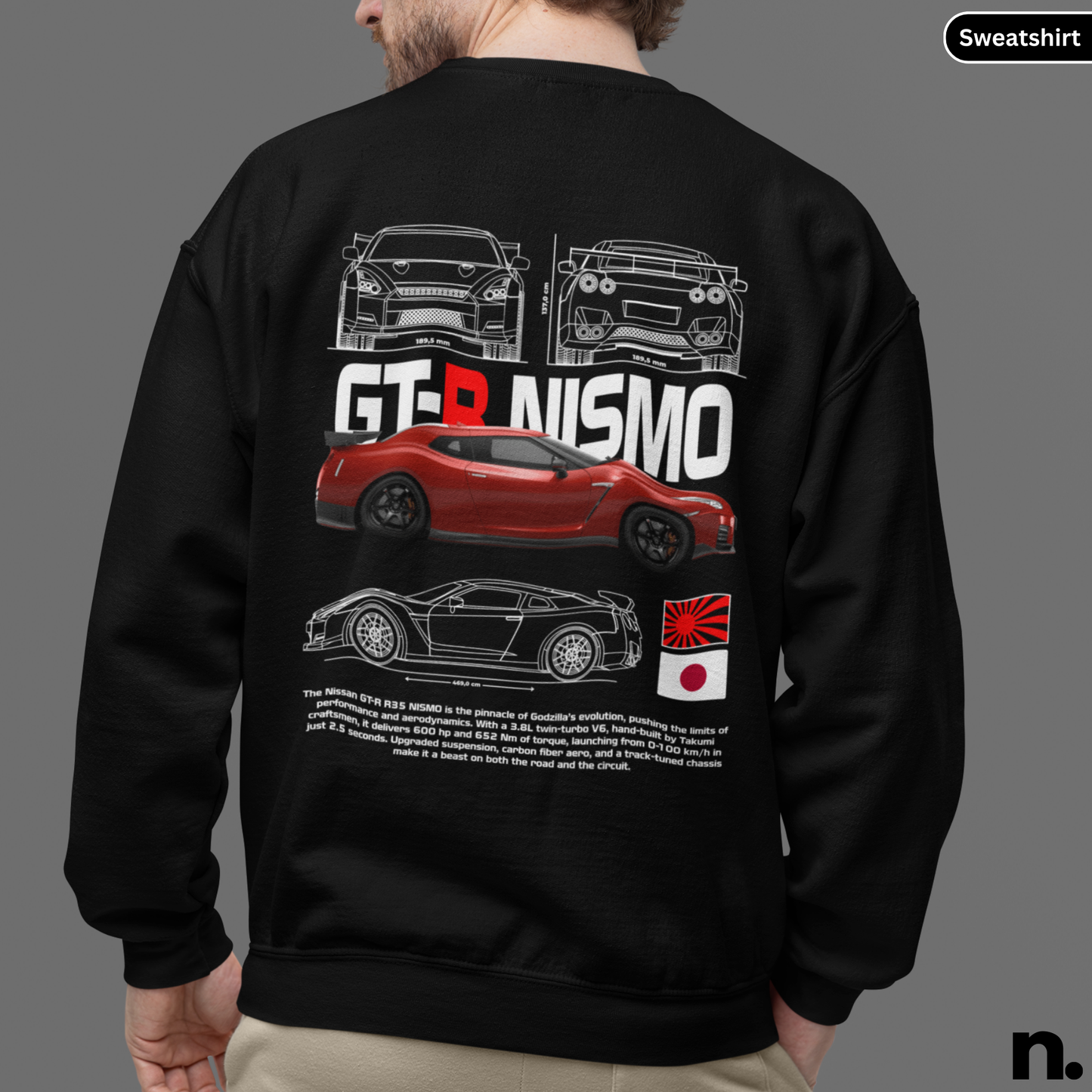 GTR Nismo Poster Style Crewneck Sweatshirt