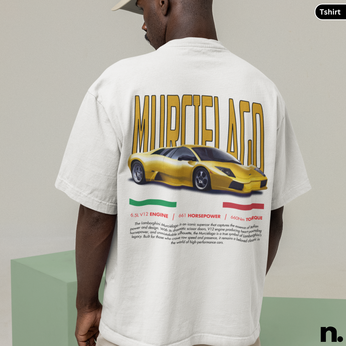 Lambo Murci Poster Style T-shirt