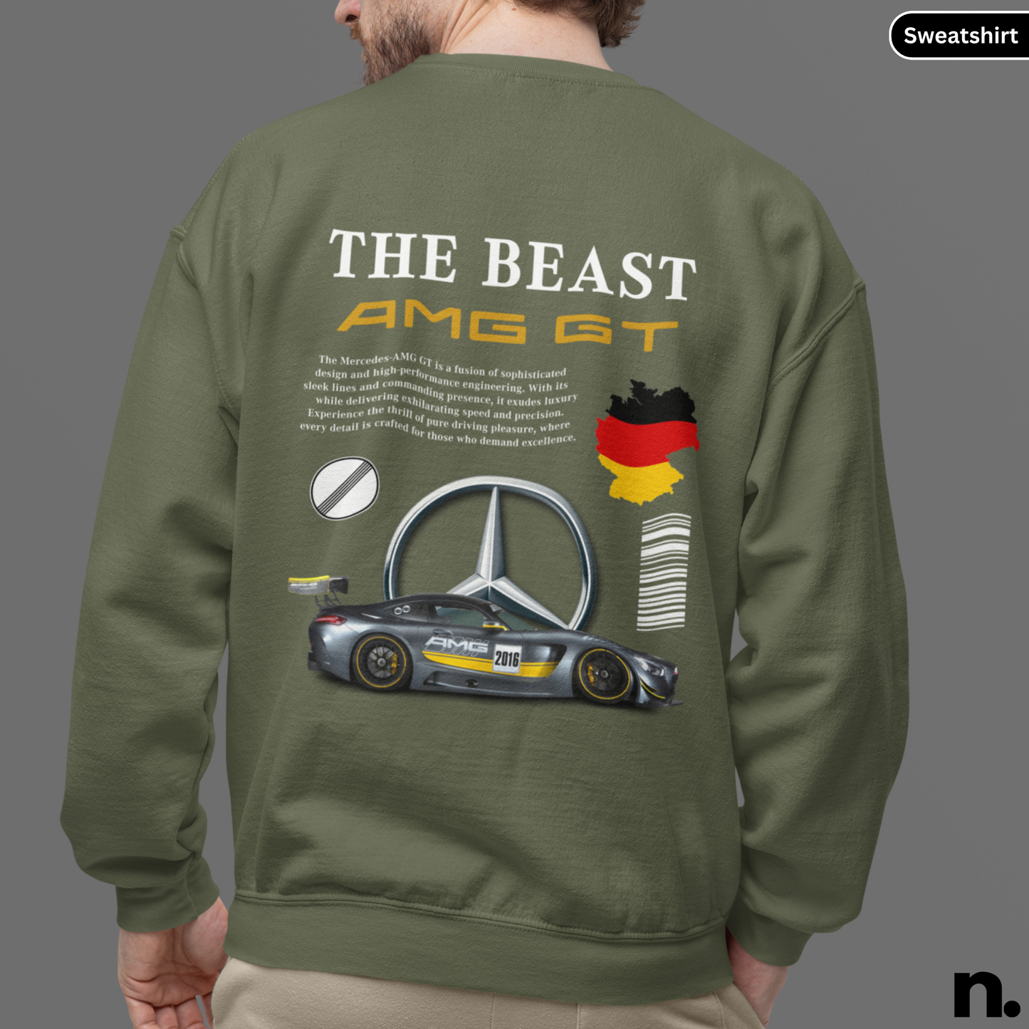 Beast AMG GT Poster Style Sweatshirt