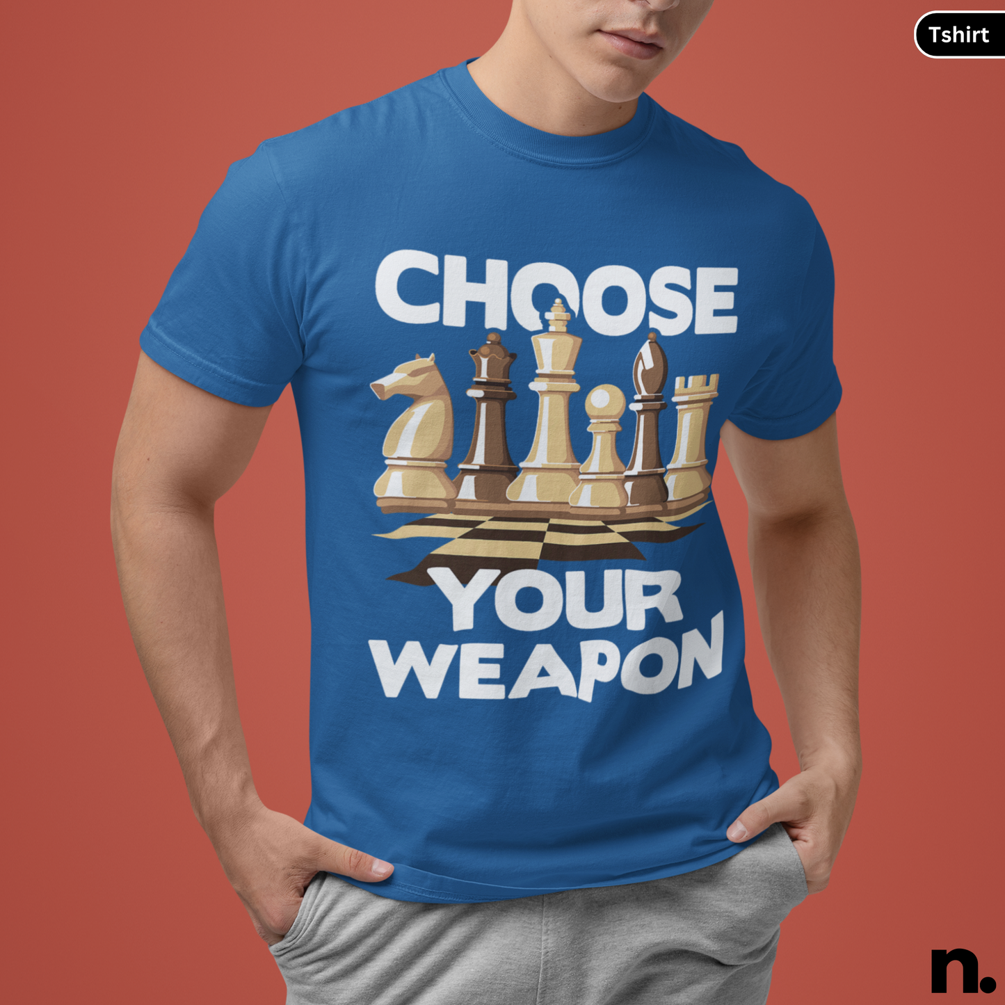 Choose Your Weapon Chess Lovers Unisex Tee