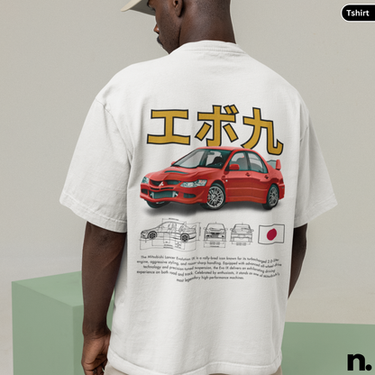 JDM Evo Poster Style T-shirt