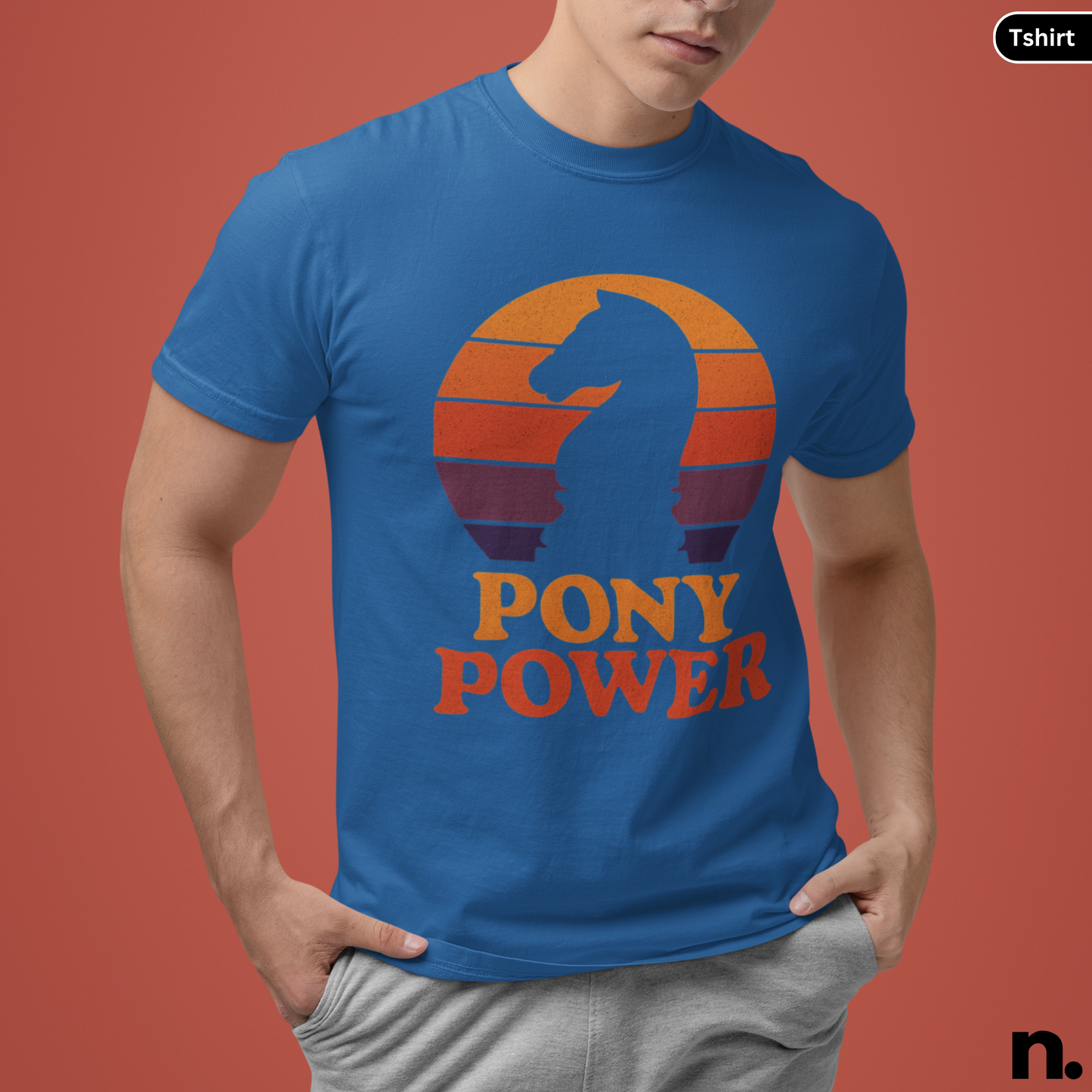 Pony Power Chess Knight Motivational Unisex Tee