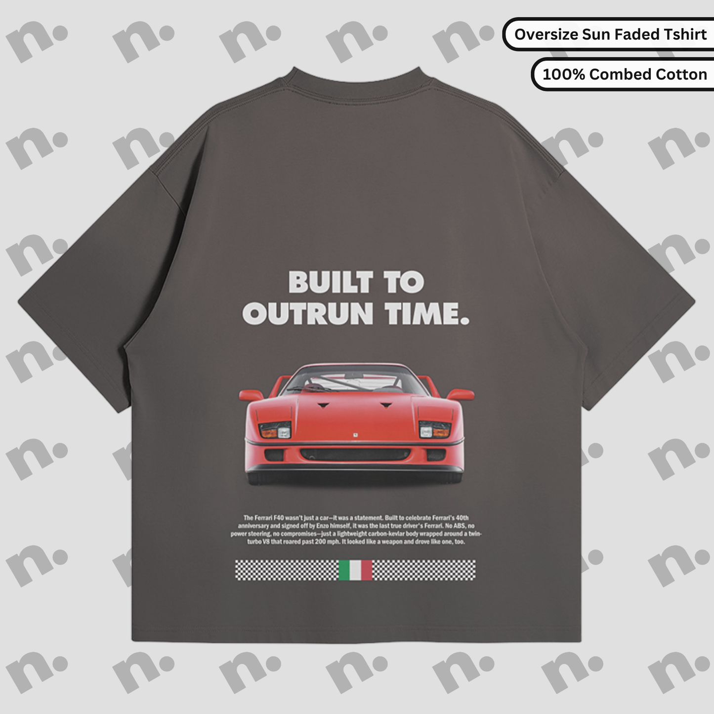 F40 "Built to Outrun Time" Premium T-shirt
