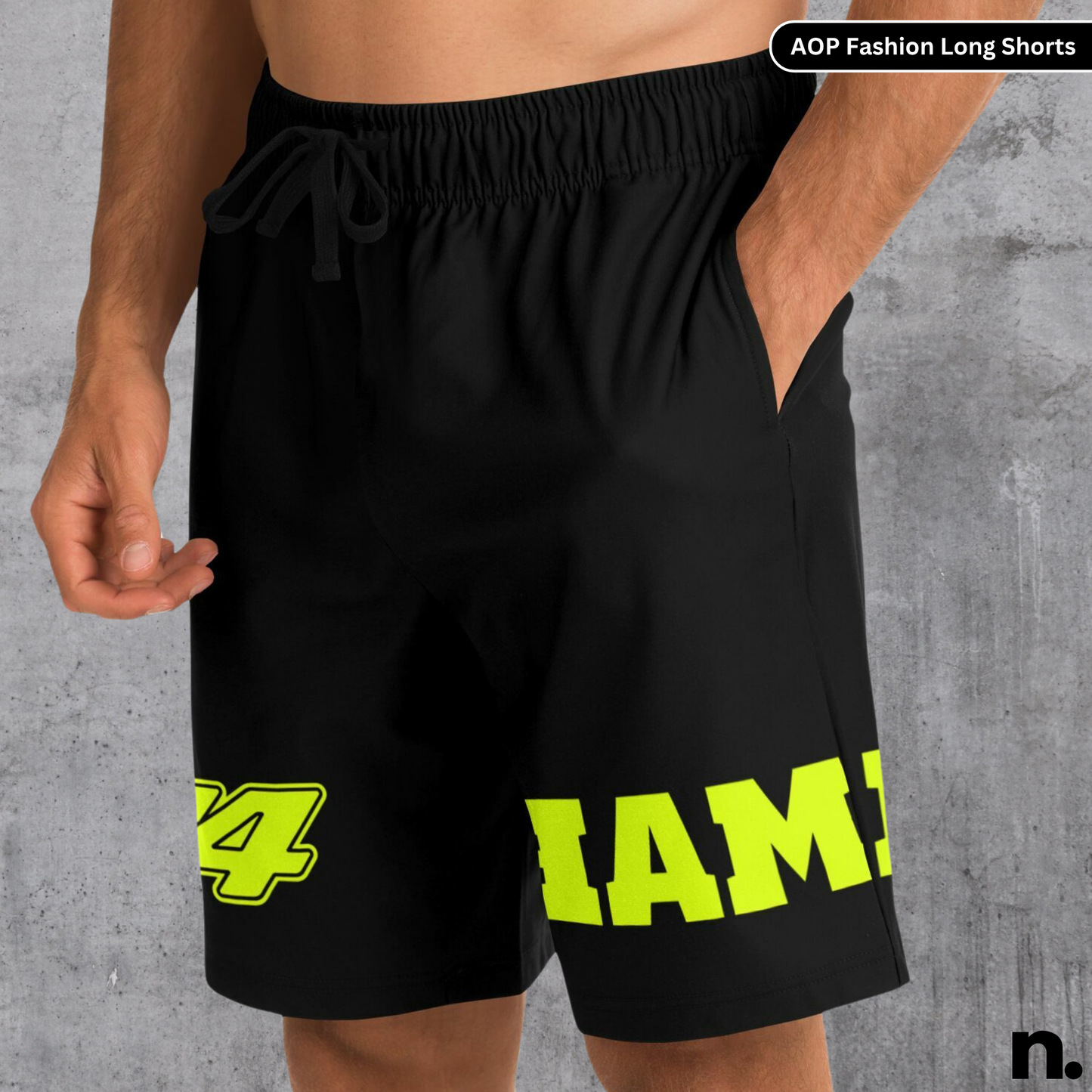 Hamilton F1 Inspired Long Shorts