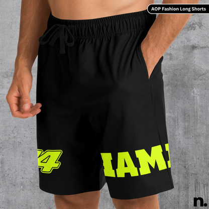 Hamilton F1 Inspired Long Shorts