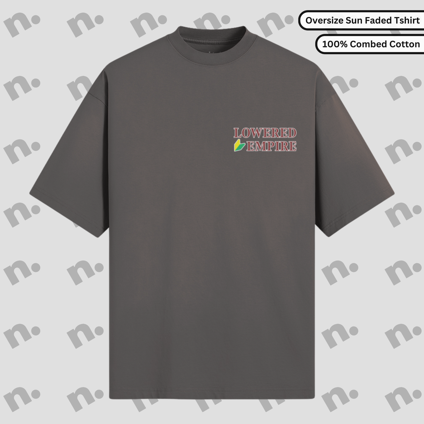 Lowered Empire Premium Oversize Sun Faded T-shirt