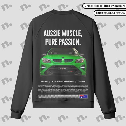 Aussie Muscle Fleece-lined Premium Sweatshirt