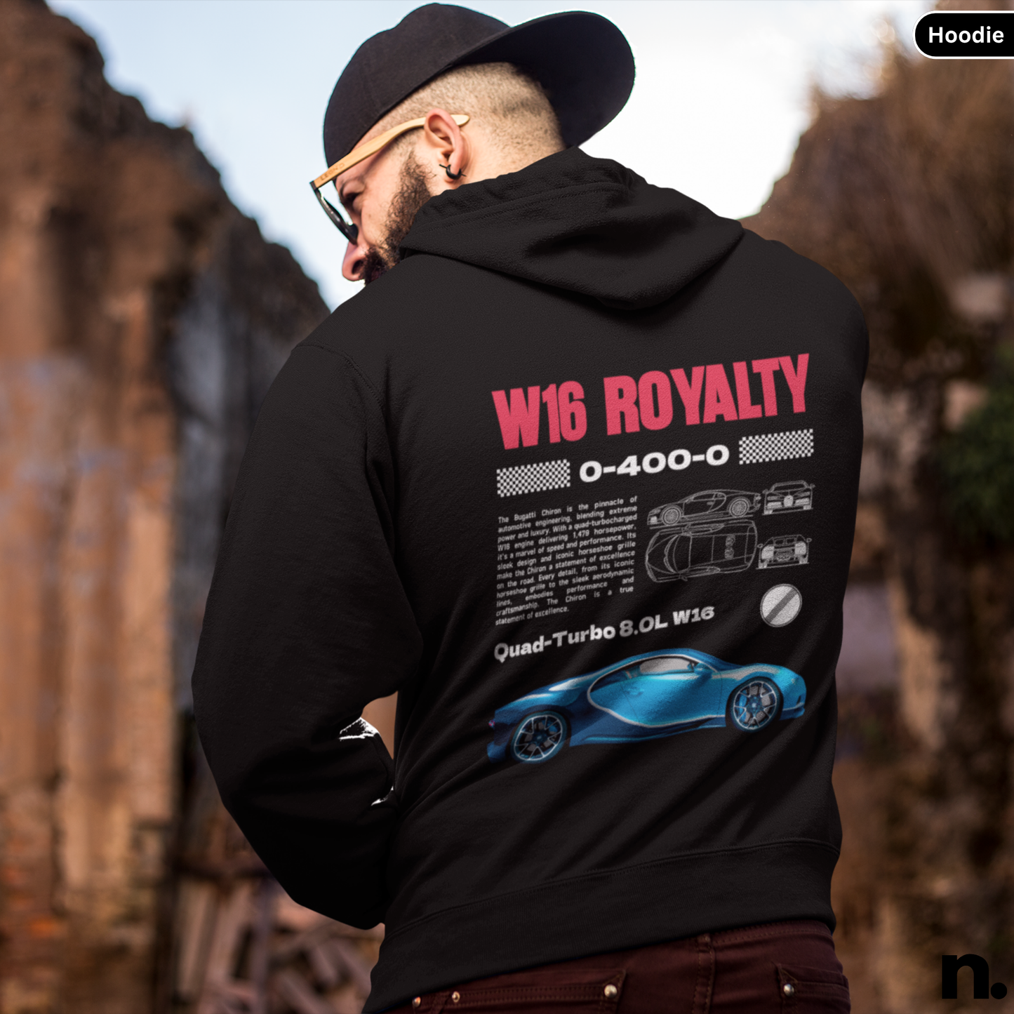 W16 Royalty Chiron Poster Style Hoodie