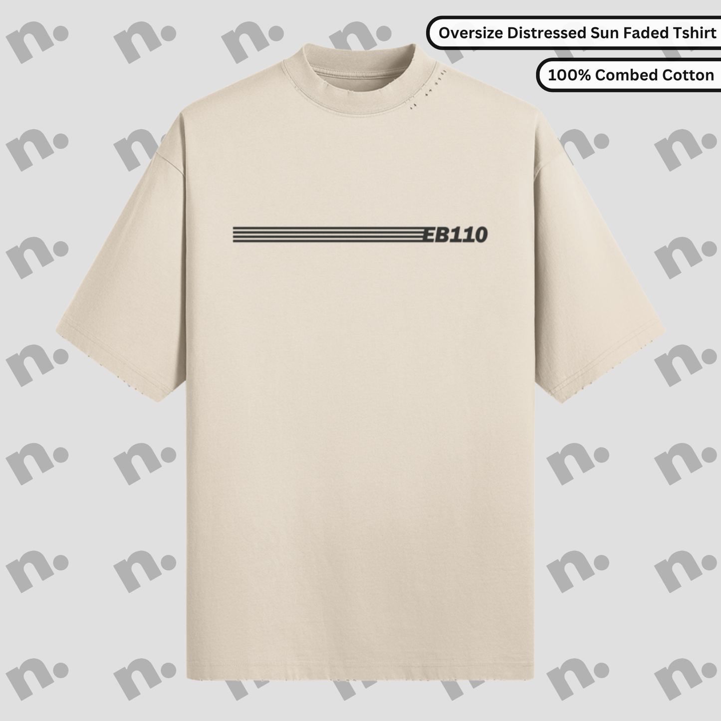 EB110 – “Monaco Dreams on Bologna Steel” Premium Distressed Tee