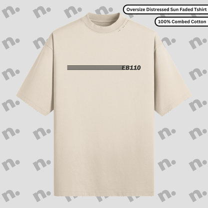 EB110 – “Monaco Dreams on Bologna Steel” Premium Distressed Tee