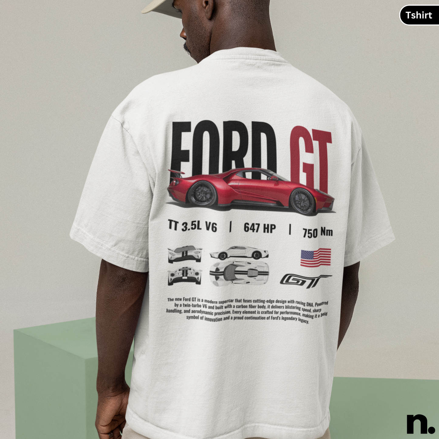 GT40 New Poster Style T-shirt