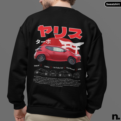 JDM GR Yaris Poster Style Sweatshirt