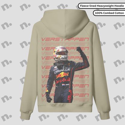 Max Verstappen Inspired Fleece-Lined Pullover Hoodie