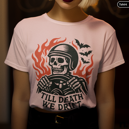 Till Death We Drift Halloween Inspired Tee