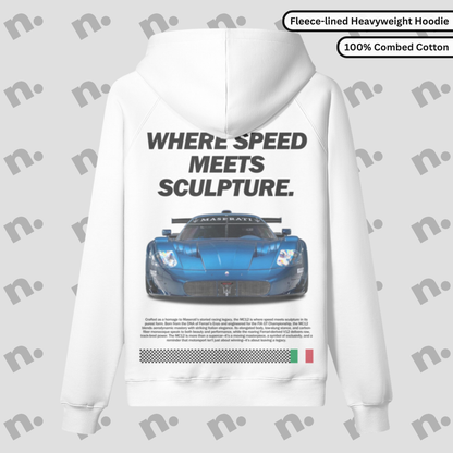 WHERE SPEED MEETS SCULPTURE. –  Fleece-Lined Premium Hoodie