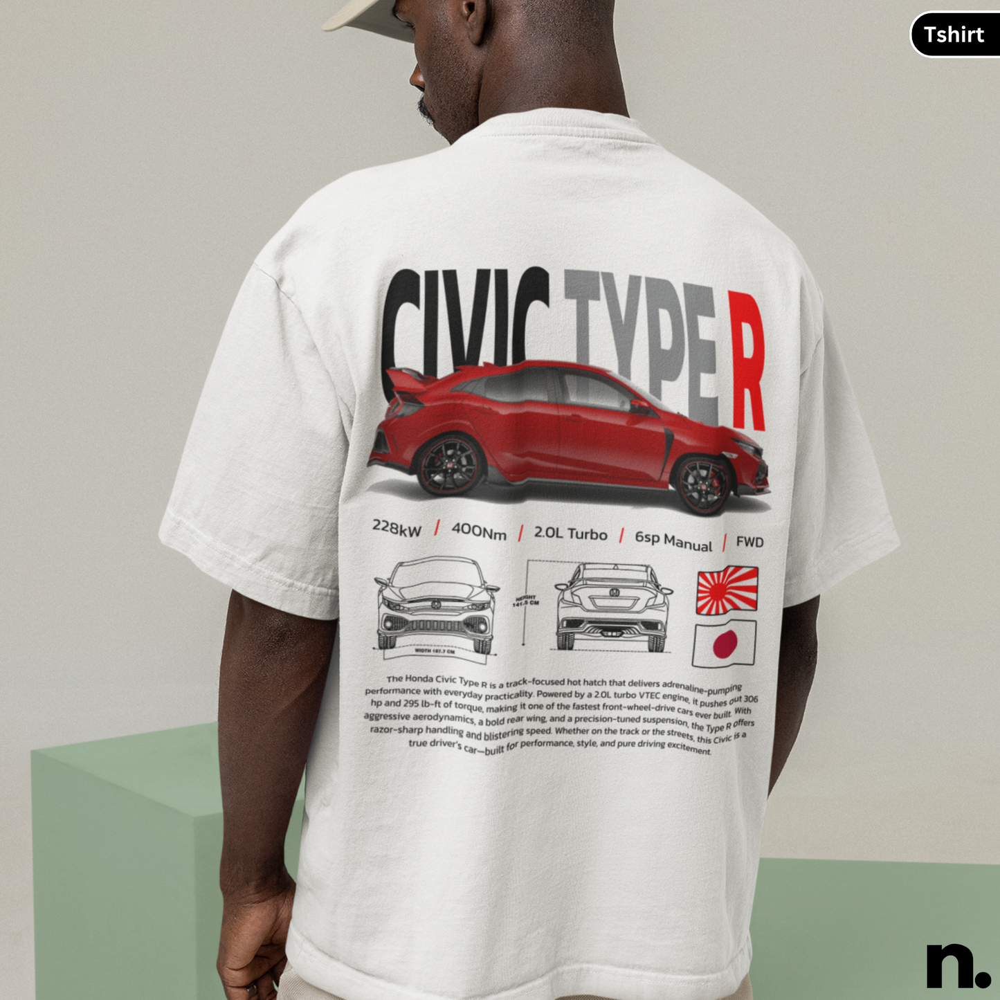 Civic Type R Poster Style T-Shirt