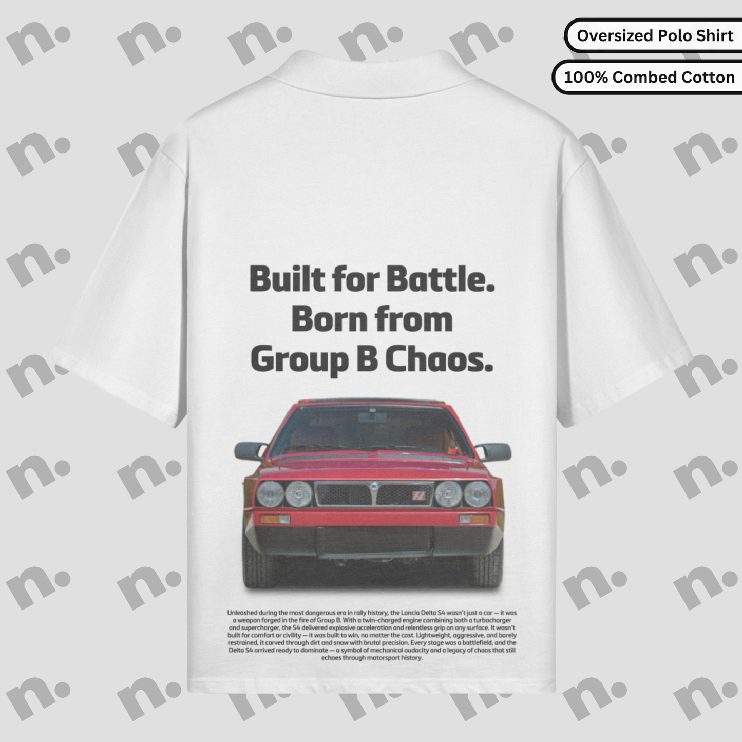 Built for Battle — Delta S4 Oversized Premium Polo