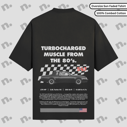 Turbocharged Muscle Premium Heavyweight Tee