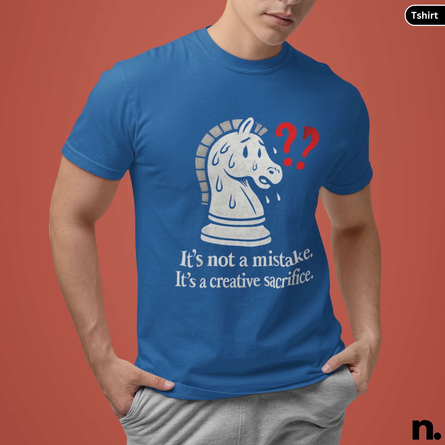 Knight Sacrifice Chess Inspired Unisex Tee