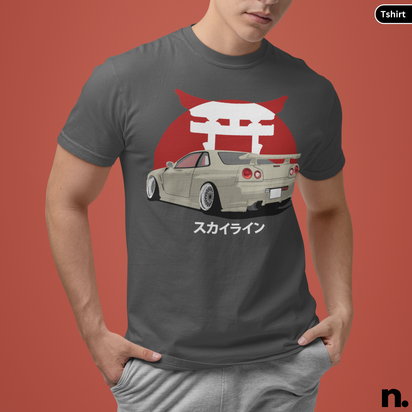 R34 Illustration Unisex Heavy Cotton Tee