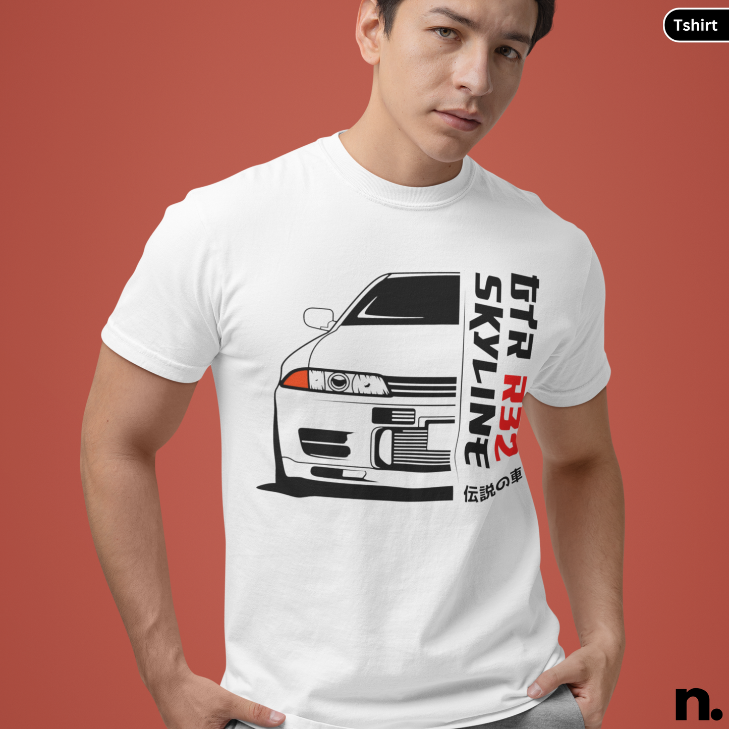 R32 Skyline Illustration Unisex T-shirt