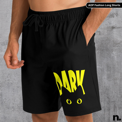 Dark Cat Inspired Long Shorts