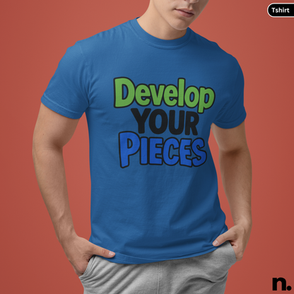 Develop Your Pieces Chess Inspired Unisex Tee
