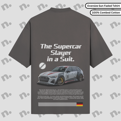 Supercar Slayer RS-6 Inspired Sun Faded Premium T-shirt