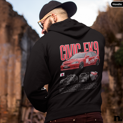 Ek9 Poster Style Hoodie