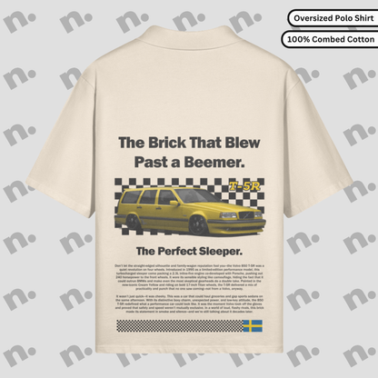 T5R Brick Collar Premium Polo Shirt