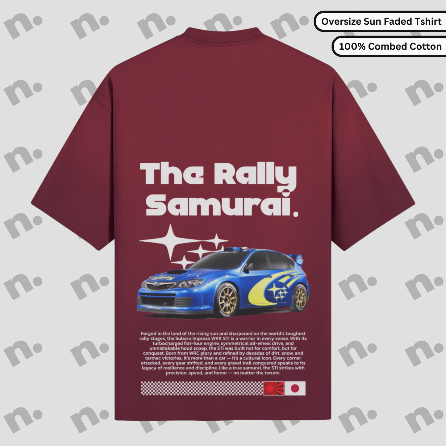 Rally Samurai Oversized Premium Tee