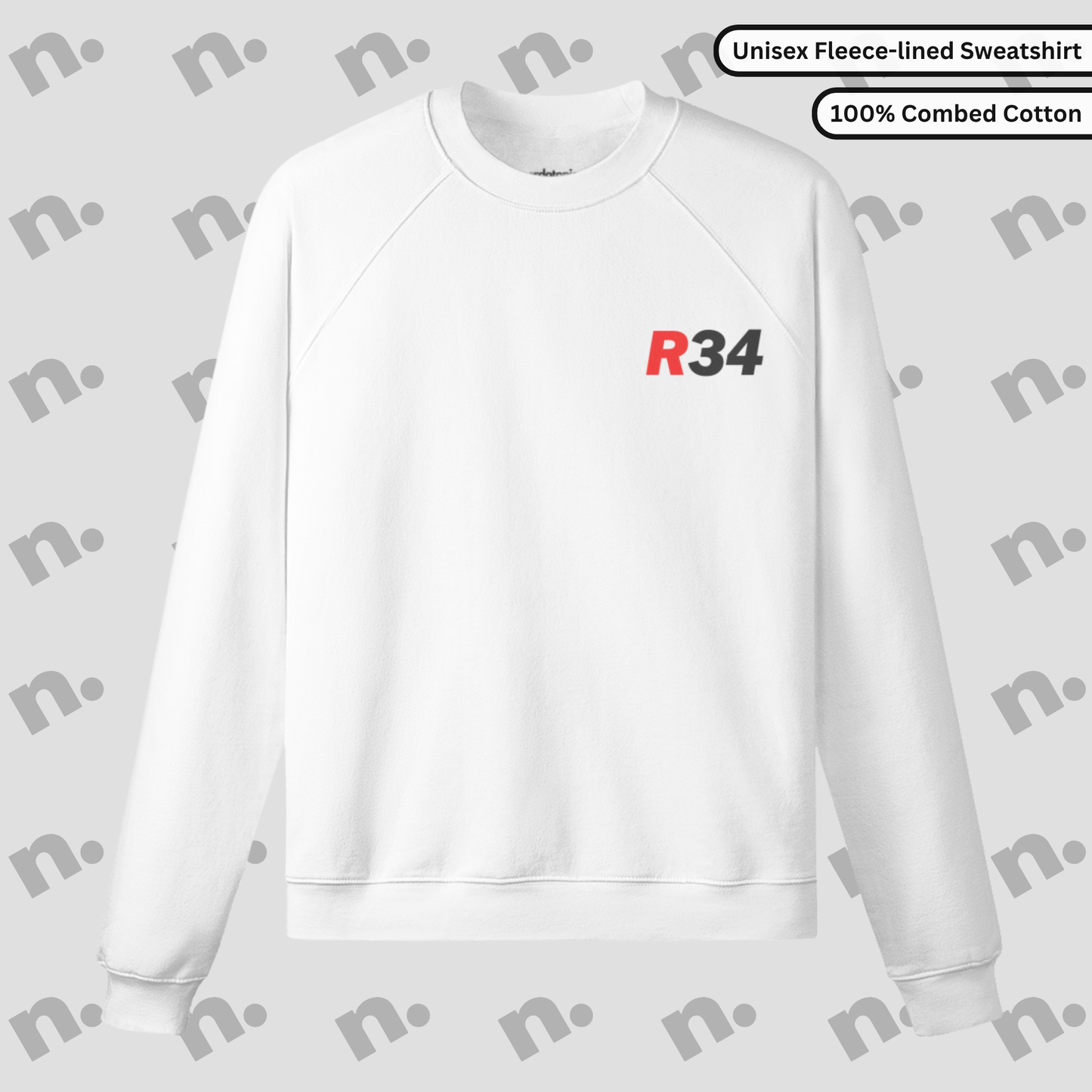 R34 Heritage Premium Fleece-lined Sweatshirt