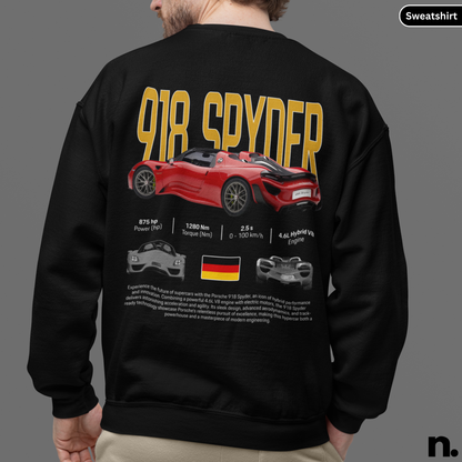 918 Spyder Poster Style Sweatshirt