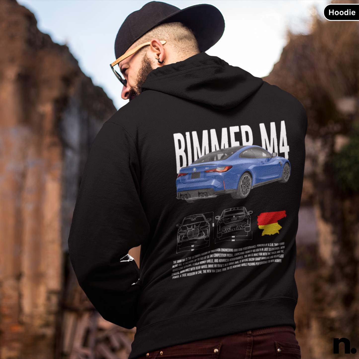 Bimmer M4 Poster Style Hoodie