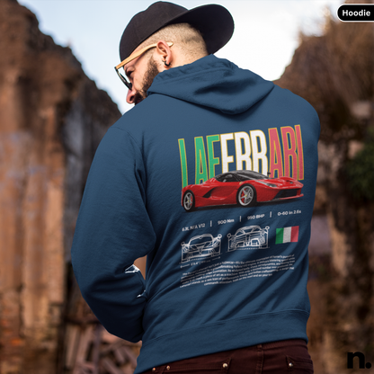 Laferrari Italian Poster Style Hoodie