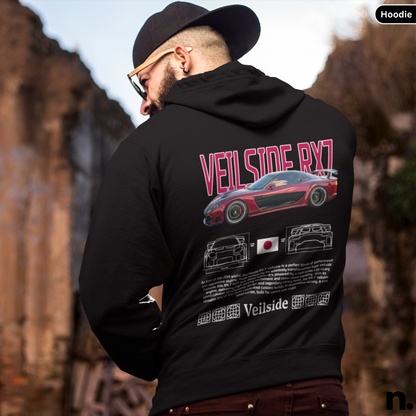 Veilside RX7 Poster Style Hoodie