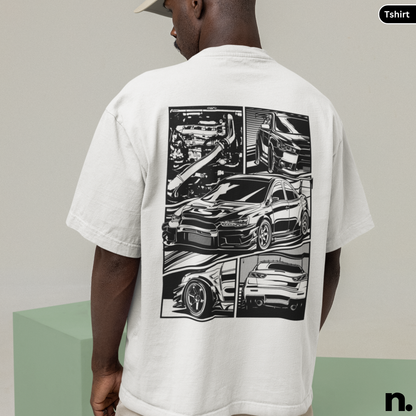 Evo X Illustration Poster Style Tee