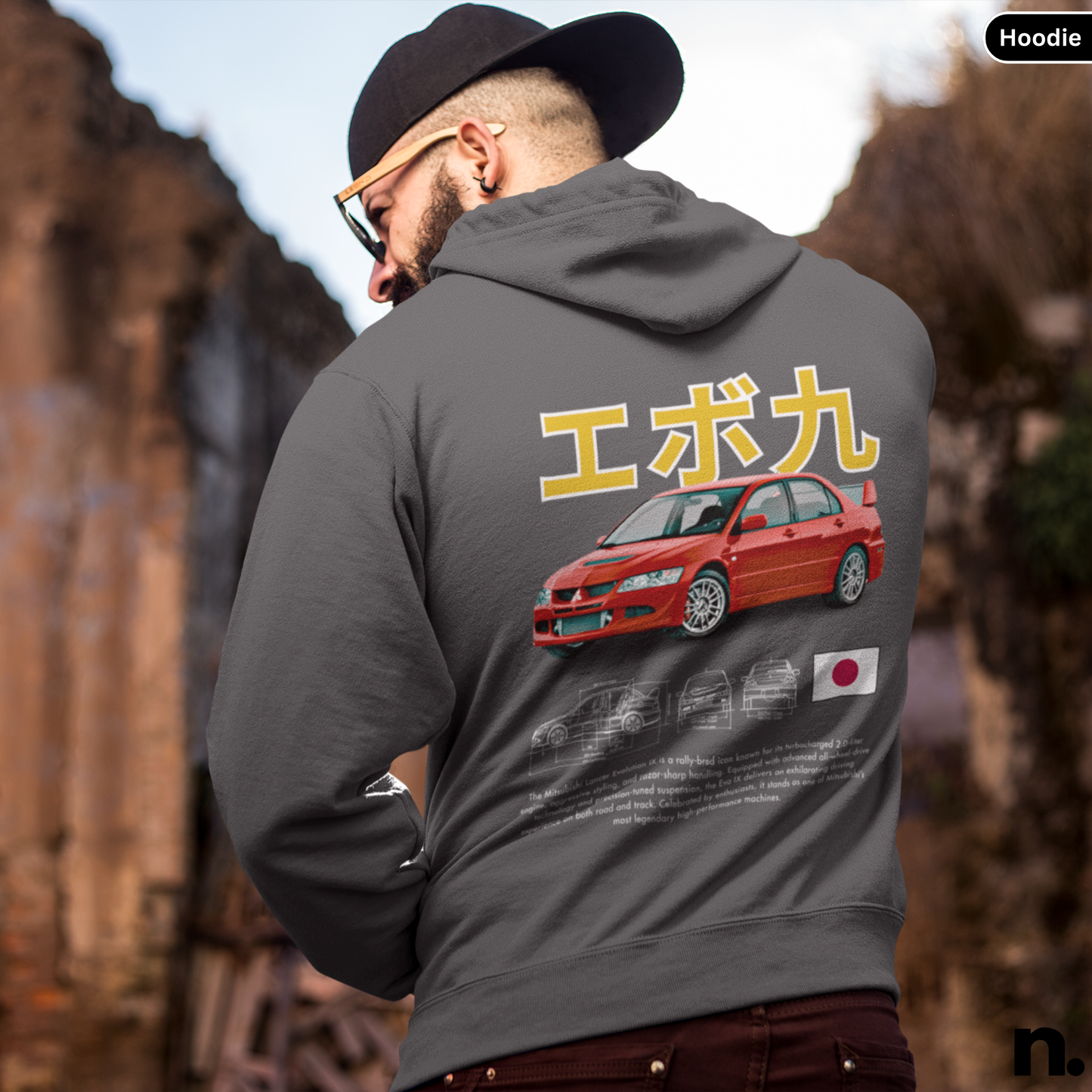 JDM Evo New Poster Style Hoodie