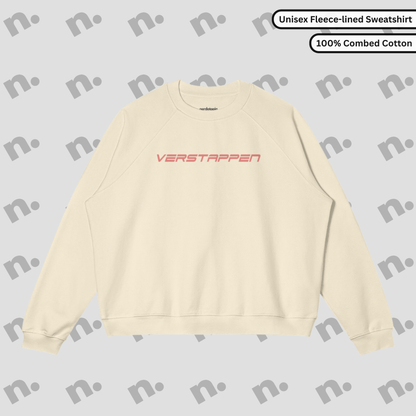 Max Verstappen Inspired Fleece-Lined Sweatshirt