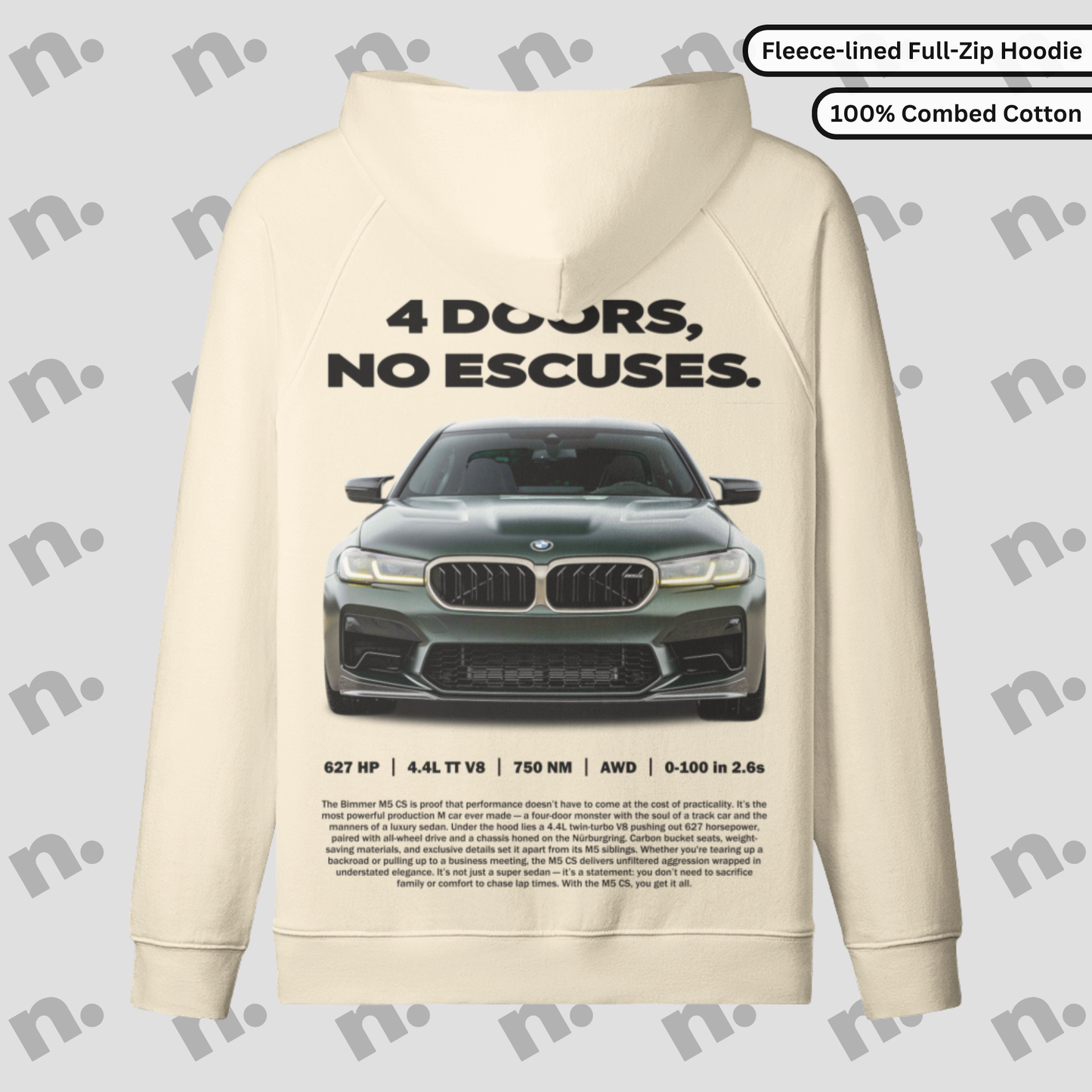 M5 CS Inspired Full-Zip Premium Hoodie