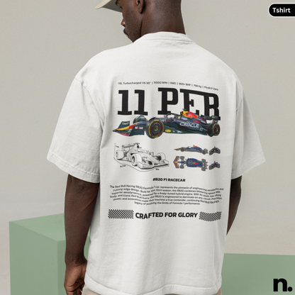 11 Perez RB20 Poster Style T-shirt