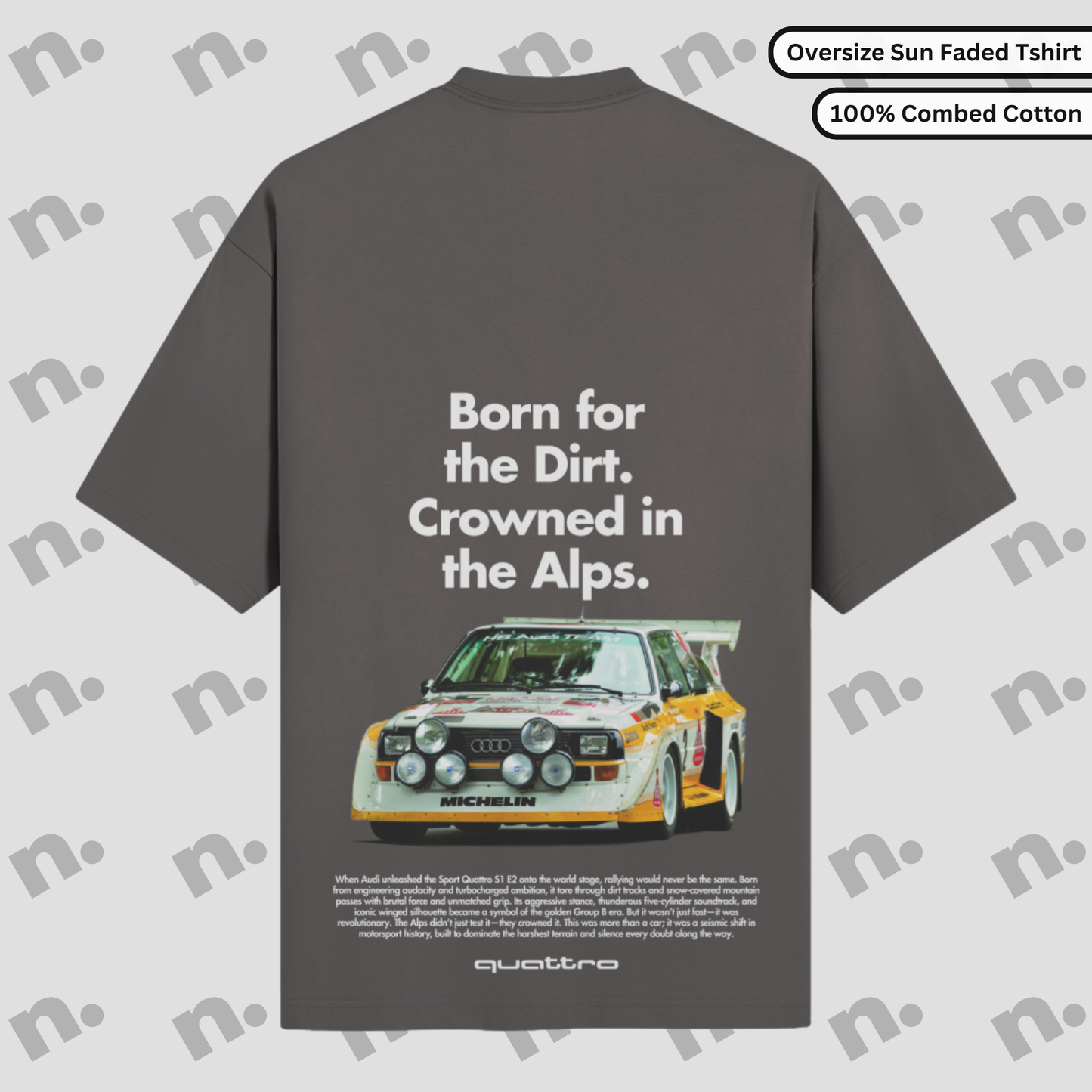 Crowned in the Alps Quattro Sun Faded T-shirt