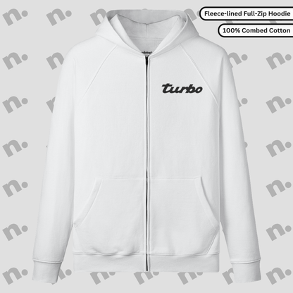 964 Turbo Divorce Inspired Full-Zip Fleece Hoodie