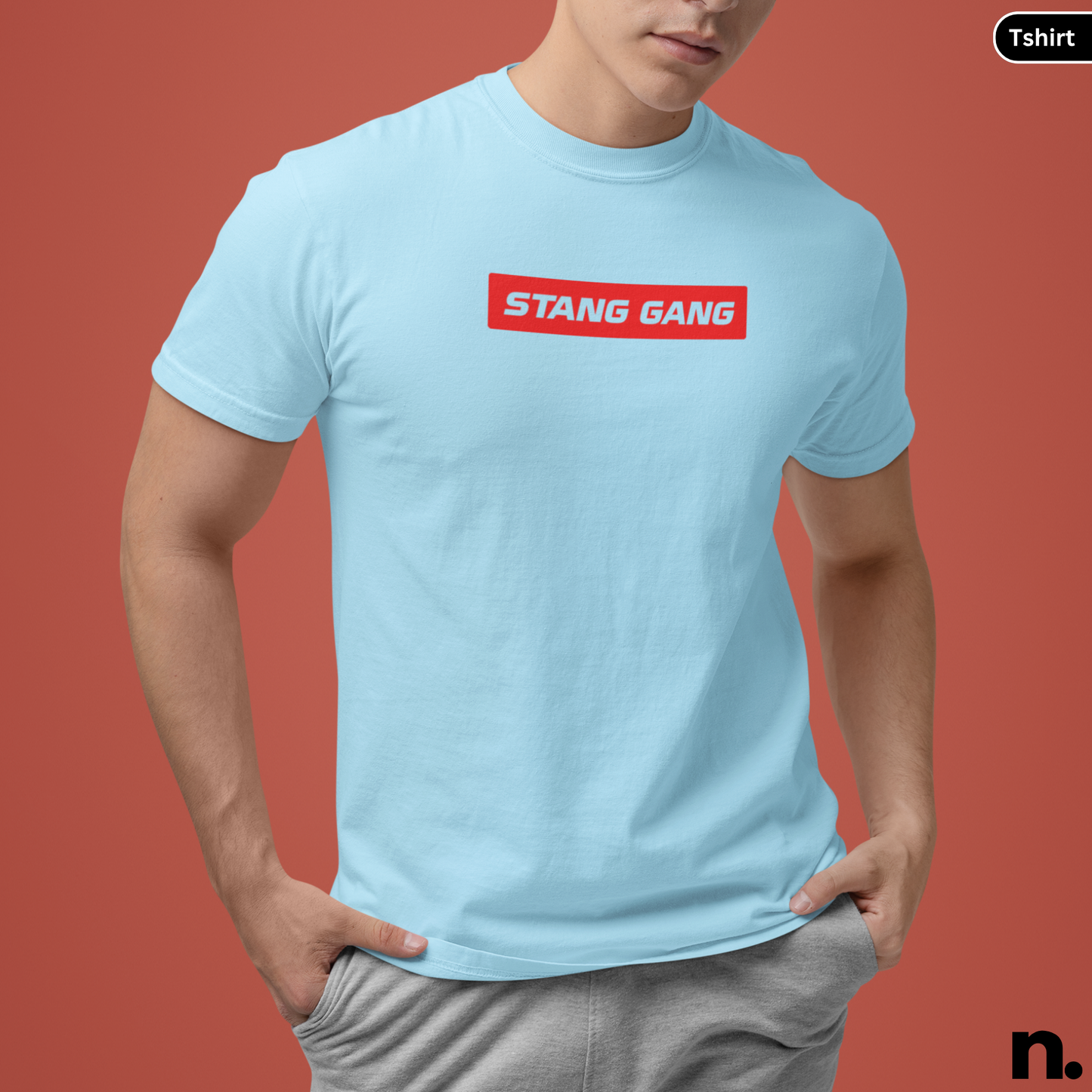 Stang Gang Label Car Guy T-Shirt