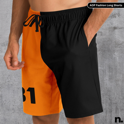 Piastri 81 F1 Inspired Long Shorts