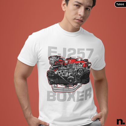 Boxer Engine Illustration T-Shirt