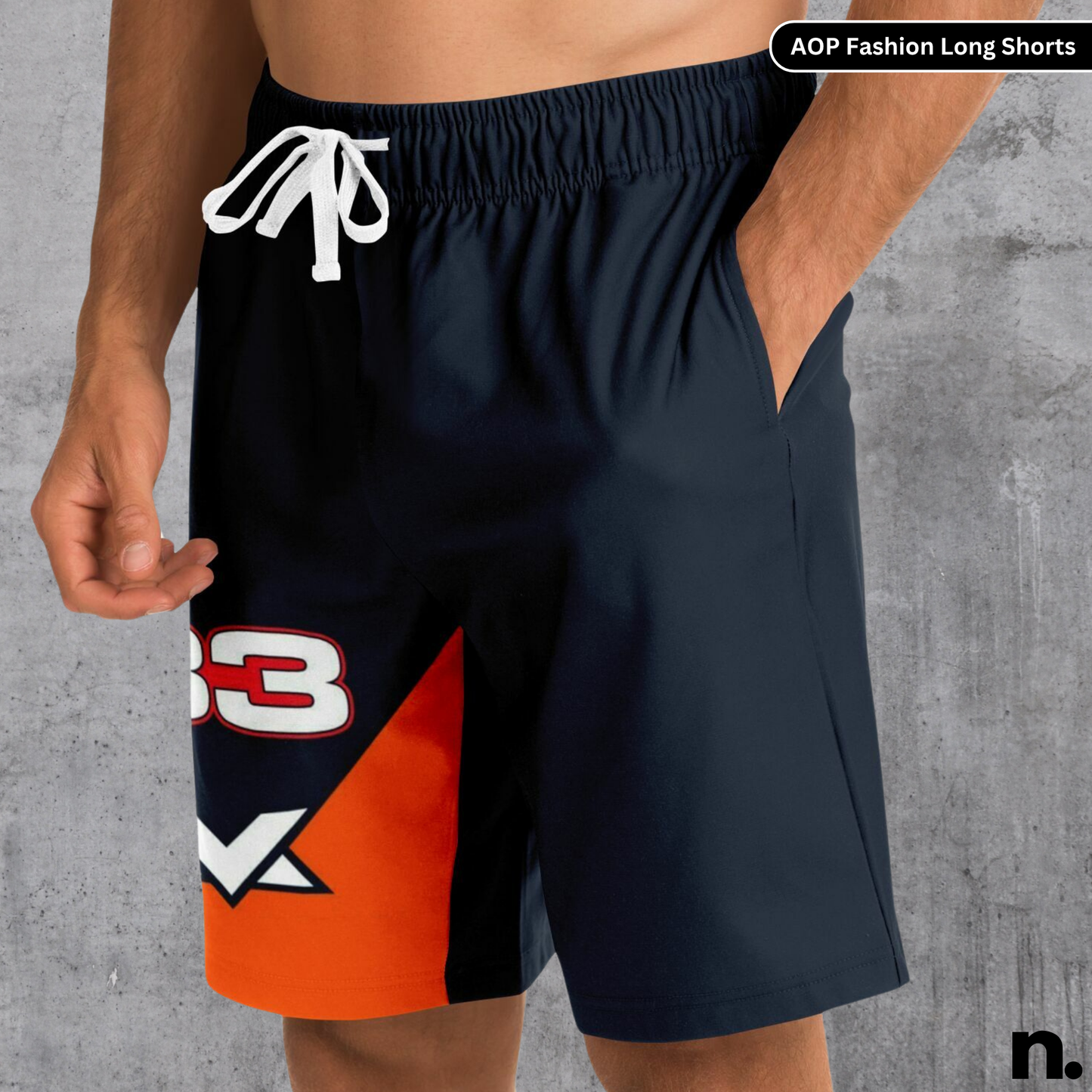 Verstappen F1 Inspired Long Shorts