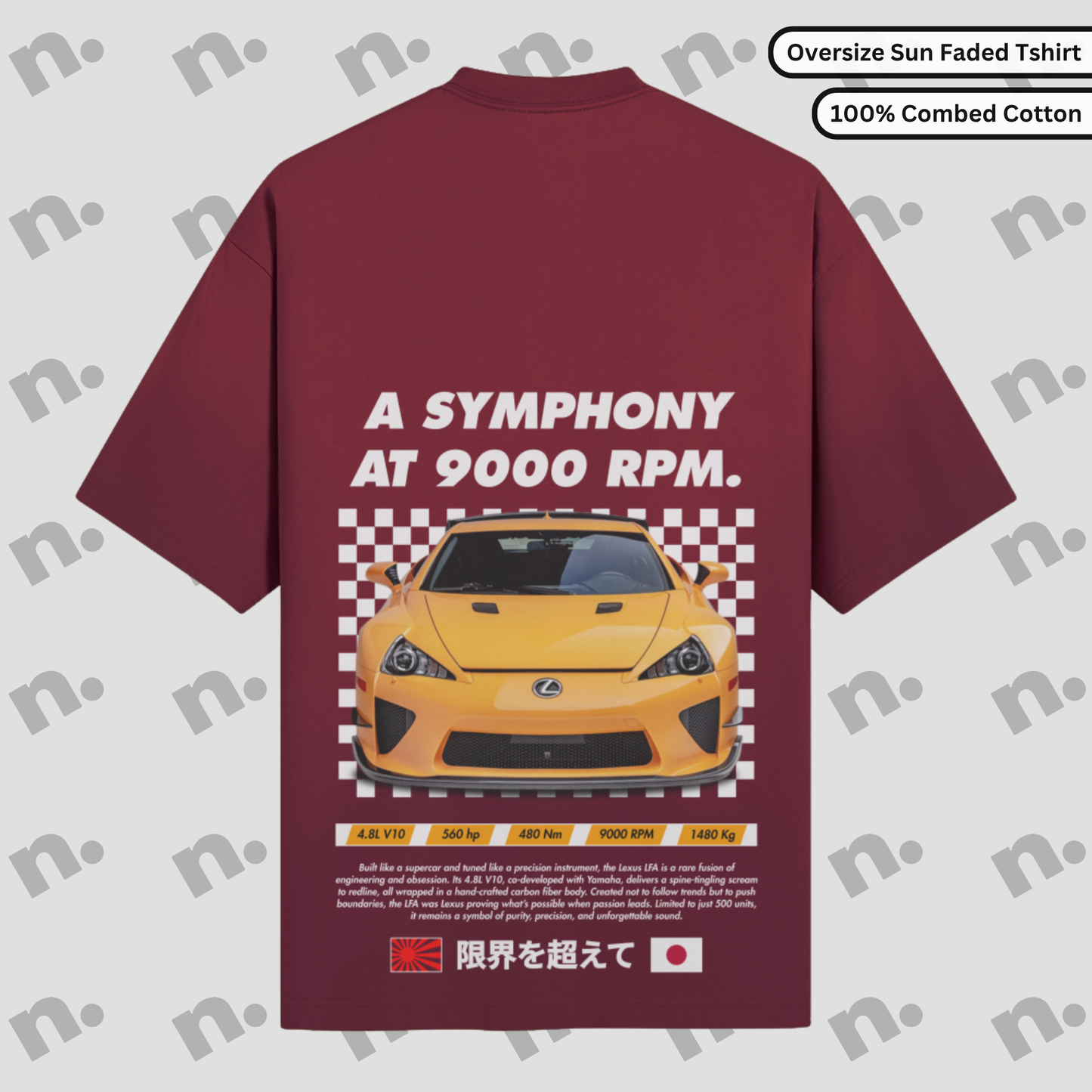 Symphony At 900 RPM LFA Premium Sun Faded Tee
