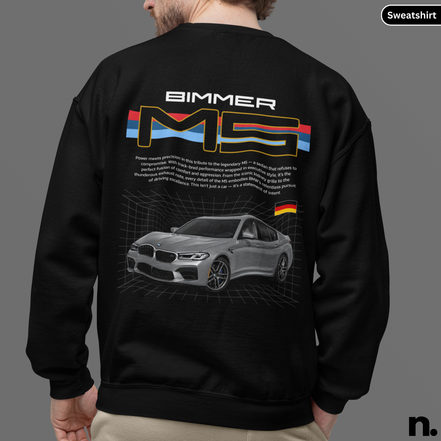 Bimmer M5 Poster Style Sweatshirt