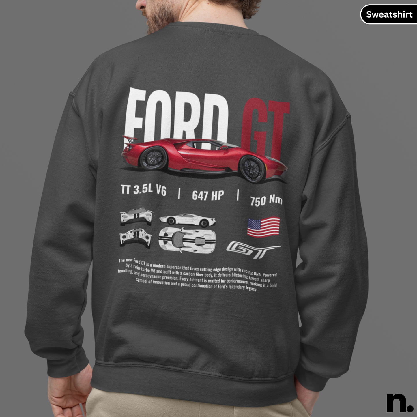 GT40 New Poster Style Sweatshirt